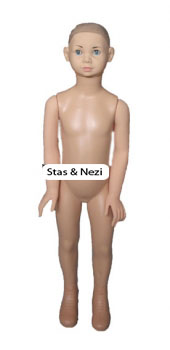 Plastic mannequin male 100 cm